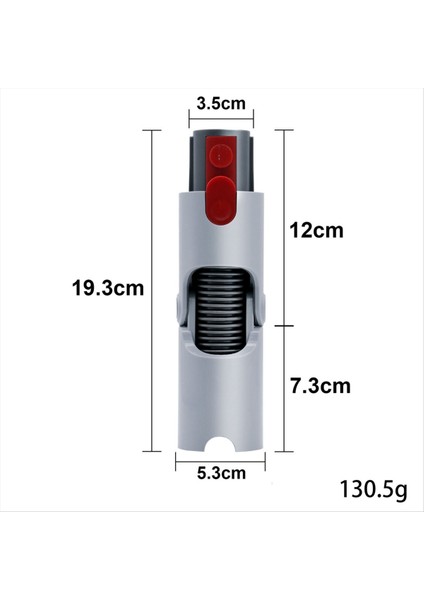 2pcs Dyson V7 V7 V8 V11 V11 Vakum Süpürge, Düşük Erişim Adaptörü, Hızlı Serbest Bırakma Değiştirme Üst Adaptör Aksesuar (Yurt Dışından) indirimleri