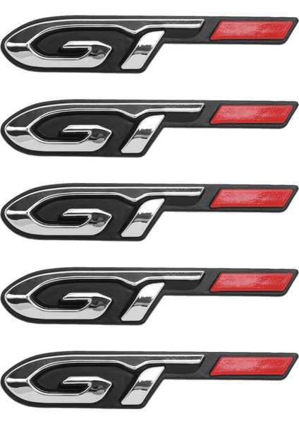 Peugeot Moda Araba Kapısı Çıkartması Için 5x Serin 3D Araba Tarzı Çıkartma Gt Tasarım (Yurt Dışından)