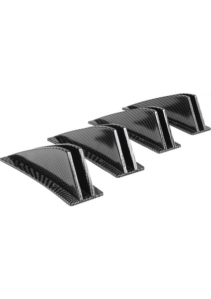 Evrensel 4pcs/set Araç Arka Tampon Difüzör Spoiler Abs Abs Catolisyon Önleme Arka Tampon Dudak Difüzör A (Yurt Dışından) fiyatları