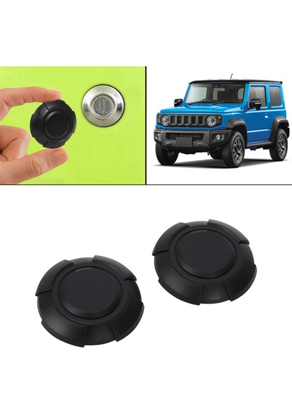40PCS Manyetik Araba Kapısı Anahtar Delik Trim Kapak Suzuki Jimny JB64 JB74 2019-2022 Kapı Kilidi Kapağı Dış Aksesuarlar (Yurt Dışından) fiyatları