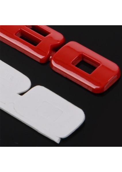 2x Turbo Evrensel Araba Motosiklet Otomatik 3D Metal Amblem Rozeti Çıkartma Sticker, Kırmızı (Yurt Dışından) fırsatları