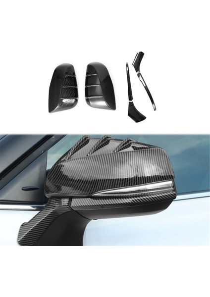 Toyota Highlander 2020-2023 Aksesuarlar Için Araba Dikizli Ayna Kapak Döşeme Karbon Fiber Stil (Yurt Dışından) fiyatları