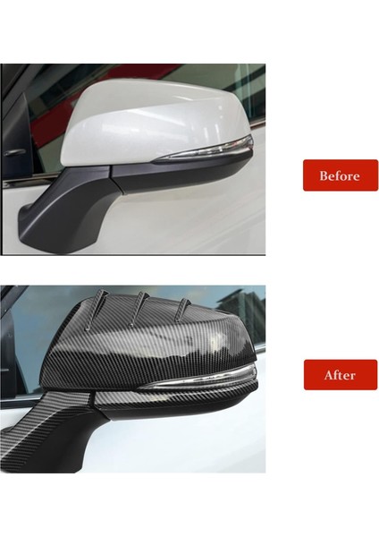 Toyota Highlander 2020-2023 Aksesuarlar Için Araba Dikizli Ayna Kapak Döşeme Karbon Fiber Stil (Yurt Dışından) modelleri