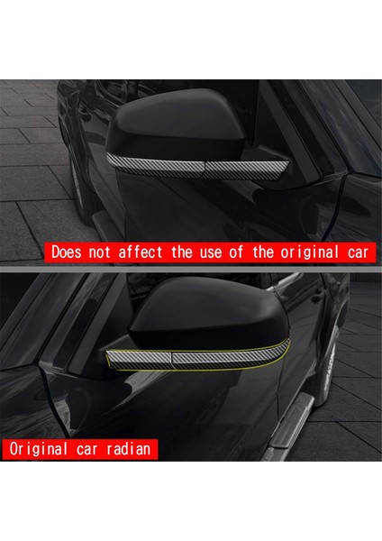 Toyota Tacoma 2024 Otomobil Dış Aksesuarları Için Araba Yan Dikiz Ayna Trim Şerit Stickers Karbon Fiber (Yurt Dışından) fırsatları