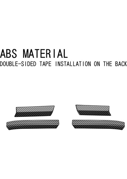 Toyota Tacoma 2024 Otomobil Dış Aksesuarları Için Araba Yan Dikiz Ayna Trim Şerit Stickers Karbon Fiber (Yurt Dışından) indirimleri