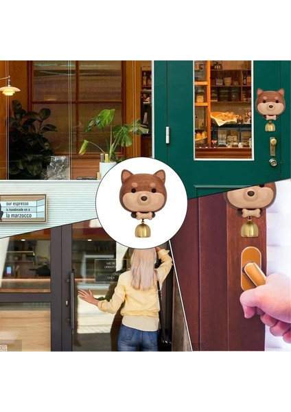 Karikatür Kapı Çan Süsleme Kapı Zili Köpek Rüzgar Chime Ahşap Çan Ahşap Kapı Zil Kapısı Zil Kapısı Açılış Esnaf Çan (Yurt Dışından) modelleri