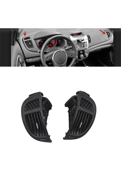 Araba Gösterge Tablosu A/c Hava Havalandırma Montajı 97480-1M100WK 97490 Kia Forte Cerato Koup Için 2009-2013 A/c Çıkış Paneli (Yurt Dışından) fırsatları