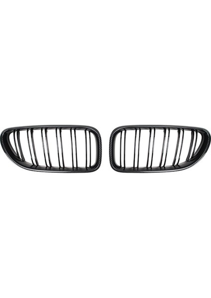 Bmw F06 F12 F13 Için 6 Serisi M6 Style 2012-2017 Karbon Fiber Stili + Parlak Siyah Ön Grilles Grille (Yurt Dışından) modelleri