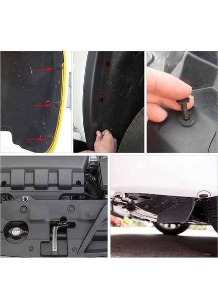1pcs Motor Soğutucu Kurtarma Tank Kapağı Eklemli &amp; 120PCS Araç Plastik Perçinli Retainer Genişletme Vidaları Kiti (Yurt Dışından) indirimleri