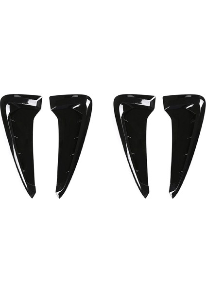 Bmw X5 F15 2014-2018 Dekorasyon Aksesuarları Için 2x Araç Yan Kanat Hava Akışı Çamurluk Gril Giriş Havalandırma Döşeme (Yurt Dışından)