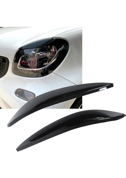 Benz Smart 453 Fortwo Forfour 2015-2020 Araba Far Far Kaş Göz Kapağı Kapak Trim Aksesuarları (Yurt Dışından) fiyatları