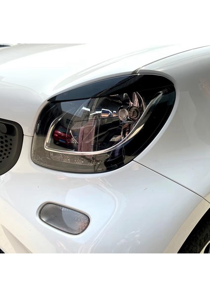 Benz Smart 453 Fortwo Forfour 2015-2020 Araba Far Far Kaş Göz Kapağı Kapak Trim Aksesuarları (Yurt Dışından) modelleri