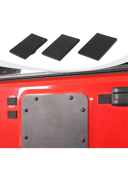 Araba Arka Kapı Bagaj Kapağı Kauçuk Fiş Su Geçirmez Fişler Jeep Wrangler Için Kapak Jk 2007-2017 Yedek Lastik Tapaları Parçaları (Yurt Dışından) modelleri