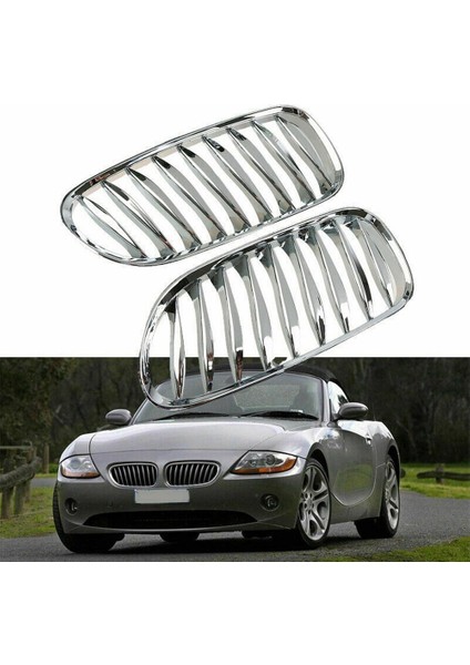 Ön Çit Izgara Izgara Abs Chrome For-Bmw Z4 E85 E86 2003-2009 51117117757 511171177758 (Yurt Dışından) fiyatları
