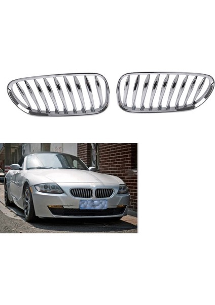 Ön Çit Izgara Izgara Abs Chrome For-Bmw Z4 E85 E86 2003-2009 51117117757 511171177758 (Yurt Dışından) indirimleri