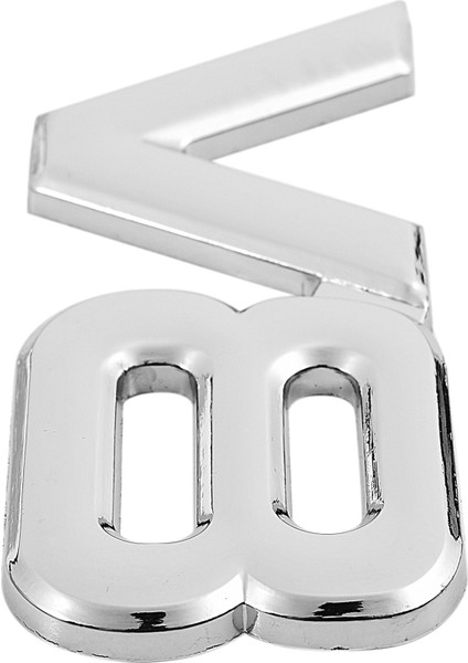 2pcs 3D Gümüş Otomatik Motor V8 Araba Arka Amblem Çıkartma Rozeti Çıkartma Turbo Otomatik 3D Metal Amblem Rozeti Çıkartma (Yurt Dışından) indirimleri