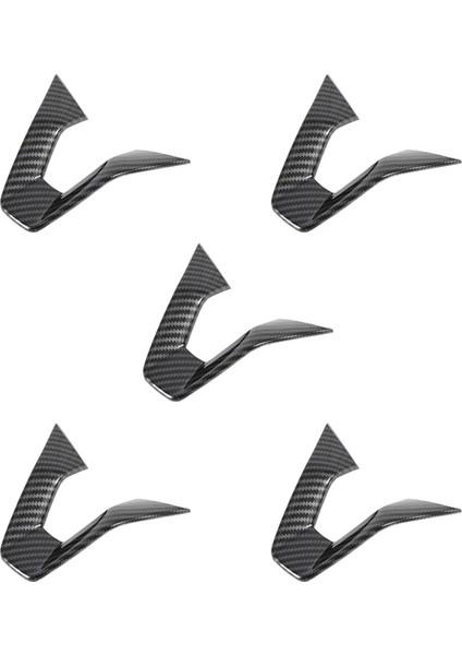 Chevrolet Onix 2019-2021 Için 5x Karbon Fiber Araç Direksiyon Simidi Kapağı Trim Aksesuarları (Yurt Dışından)