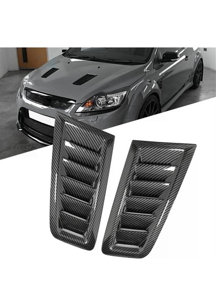 Araç Motor Kaput Hava Outlet Havalandırma Kapağı Karbon Fiber Havalandırma Kapağı Ford Focus Için Rs Mk2 Araç Aksesuarları (Yurt Dışından) fiyatları