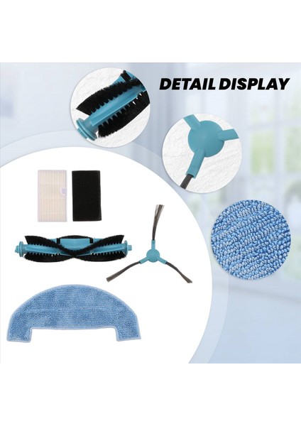 Ultenik D10 Ana Yan Fırça Için Hepa Filtre Mop Bez Aksesuarları Yedek Yedek Parçalar (Yurt Dışından) indirimleri