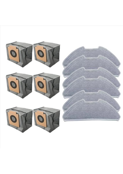 Eufy X8 Pro Robot Vakum Değiştirme Paspas Torbaları Toz Torbaları Yedek Parça Aksesuarları, B (Yurt Dışından)