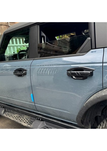 Araba Kapısı Kapağı Trim Protector Ford Bronco Için Karbon Fiber 2023 2024 Dış Aksesuarlar (Yurt Dışından) indirimleri