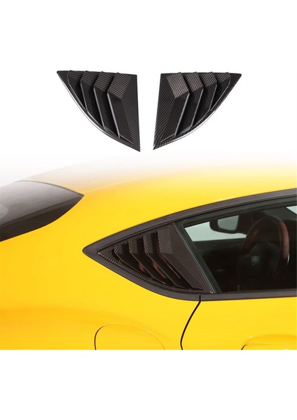 Toyota Supra gr A90 A91 Mk5 2019-2024 Yan Pencere Hava Havalandırma Gölgeleri Trim Kapak (Yurt Dışından) modelleri