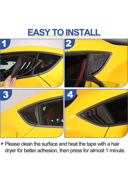 Toyota Supra gr A90 A91 Mk5 2019-2024 Yan Pencere Hava Havalandırma Gölgeleri Trim Kapak (Yurt Dışından) indirimleri