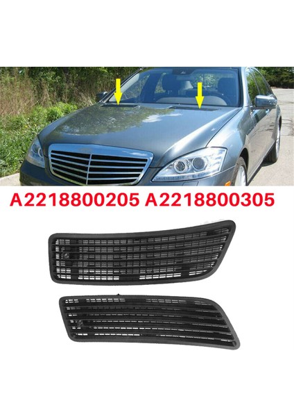 1paır Hout Üst Grille Havalandırma Radyatör Kapak Mercedes Benz W221 W216 W251 2007-2013 A22800205 A2218800305 (Yurt Dışından) indirimleri
