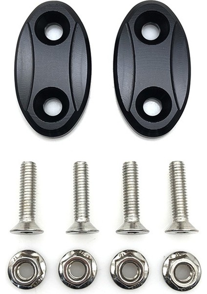 Bmw S1000RR Için Motosiklet Bloğu Kapalı Plaka Dikiz Ayna Deliği Kapağı 2009-2019 Yamaha R1 2007-2014 Aksesuarlar-Siyah (Yurt Dışından)