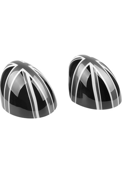 Mini Cooper Hardtop F54 F55 F56 F57 F60 Serisi Siyah ve Gri Ingiltere Bayrağı Için Araba Kapısı Yan Ayna Kapak Kapakları (Yurt Dışından)