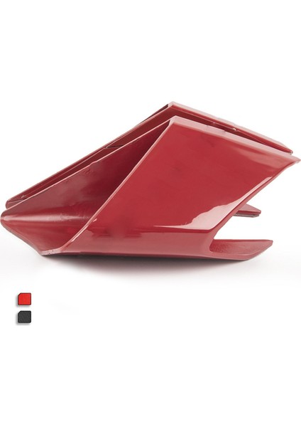 Motosiklet Kırmızı Yan Deflektör Rüzgar Sabit Rüzgar Kanadı Hava Giriş Kanadı Köpekbalığı Hinası Honda CBR650 19-23 Moto Modifikasyonu (Yurt Dışından) indirimleri