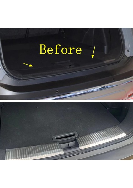Araba Arka Tampon Kapısı Eşik Gövdesi Koruma Koruyucusu Nissan x -Trail x Trail / Rogue T33 2021 - 2024 Için (Yurt Dışından) fiyatları