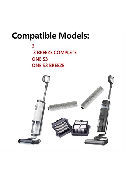 Tineco Zemin Için Aksesuar Kiti Bir S3/ Ifloor 3, Tineco Zemin Için Vakum Filtre Fırça Silindiri Bir S3 Kablosuz Islak Kuru (Yurt Dışından) fırsatları