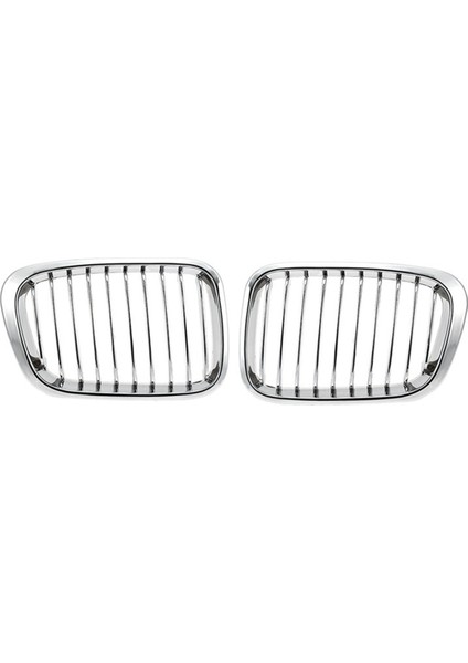 1 Çift Ön Tampon Izgarası 51138208489 51138208490 Bmw 3 Serisi E46 320I 323I 325I 328I 330I 4 Kapılı Sedan 1998-2001 (Yurt Dışından)