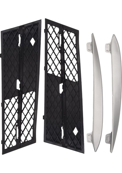 2pcs Araba Önü Alt Tampon Izgara Izgara Sisli Izgara Kapağı Bmw 5 Serisi F10 / F11 Sedan / Vagon 2010-2013 (Yurt Dışından) modelleri