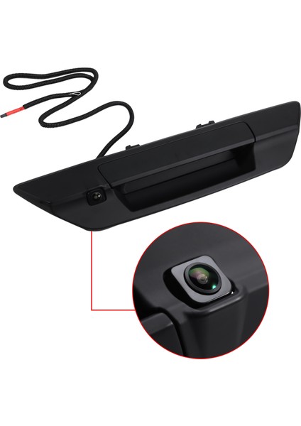 Toyota Hilux Revo 2015-2019 Için Kamera ile Bagaj Kapağı Açık Tutamak Kaldırma Kapısı Tutamağı ile Arka Görünüm Kamera (Yurt Dışından)