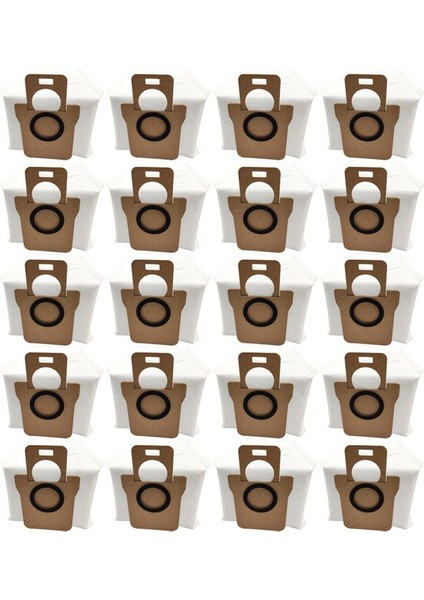 20PCS Xiaomi Mijia Omni 1s X10 Için Yedek Toz Çantası X10+ Robot Vakum Süpürge Aksesuarları Çöp Çanta Parçaları (Yurt Dışından)