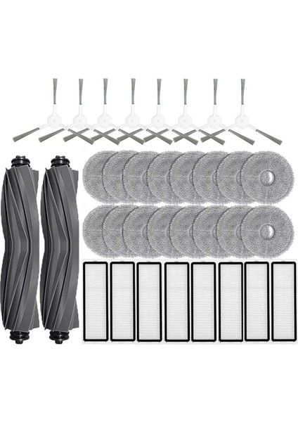 Dreame Bot L10 Prime / L10S Pro Yedek Yedek Parçalar Aksesuarları Ana Yan Fırça Hepa Filtre Mop Bez Pedleri (Yurt Dışından)