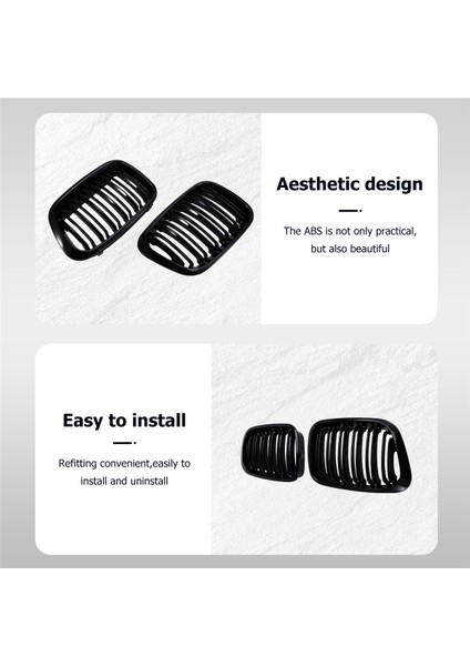 Bmw E46 4 Kapı 1998-2001 Bmw E46 Için Araba Ön Böbrek Grille Spor Yarışı Izgaraları (Yurt Dışından) fırsatları