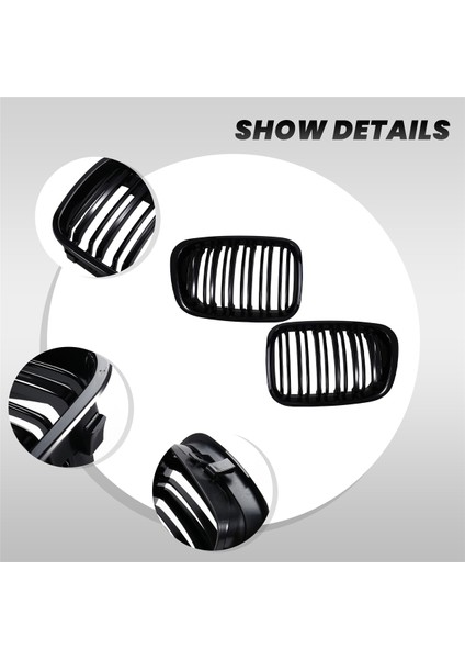 Bmw E46 4 Kapı 1998-2001 Bmw E46 Için Araba Ön Böbrek Grille Spor Yarışı Izgaraları (Yurt Dışından) indirimleri