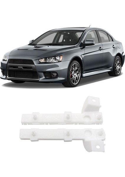 Evo 2008-2017 6400F549 6400F550 Hariç Mitsubishi Lancer Için Ön Sağ ve Sol Tampon Braketi (Yurt Dışından) indirimleri