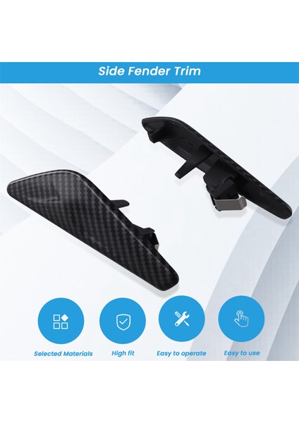 Bmw F25 F26 2013-2017 Için Ön Taraftaki Çamurluk Trim Bitirici 51117338569 51117338570 (Yurt Dışından) fırsatları