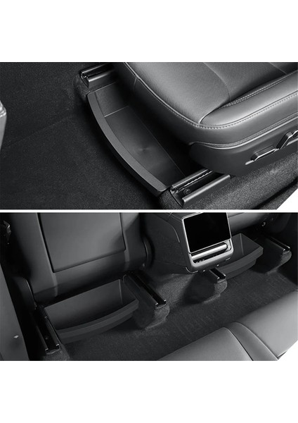 Tesla Model Y 2025 Juniper Için Koltuk Çekmece Saklama Kutusu Altındaki Araç Ön Koltuklar (Yurt Dışından) modelleri