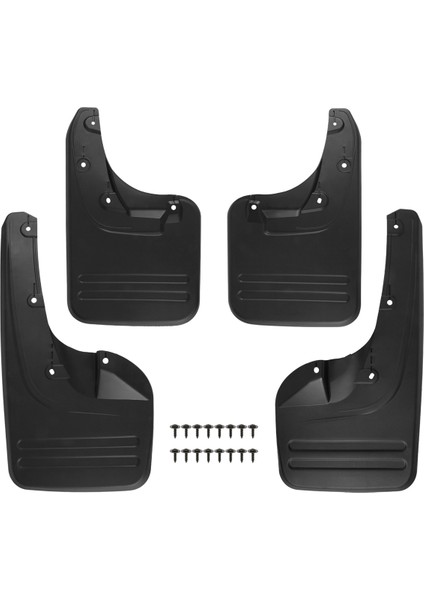 4x Ön ve Arka Çamur Flapları Sıçrama Toyota Hilux Vigo 2005 - 2014 Plastik Doğrudan Cıvata Tesisat Dış Parçaları (Yurt Dışından)