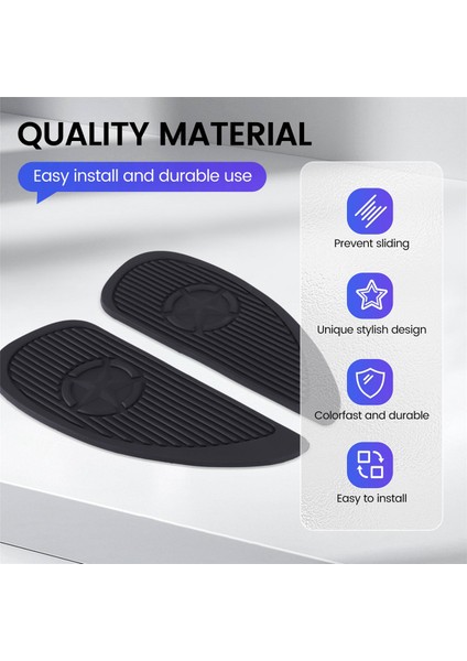 1paır Motosik Bildiri Traysiye Pad Kawasakı Suzukı Honda Siyah Için Geç Krip Korustan Açık Stacter (Yurt Dışından) indirimleri