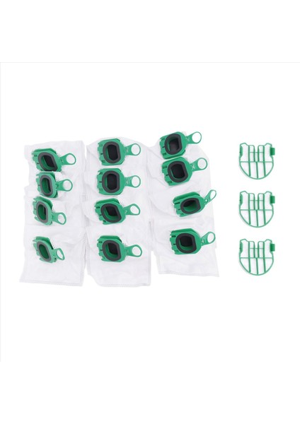 Vorwerk Kobold VB100 Fp Için Vakum Süpürge Torbaları 3 Motorlu Koruma Filtreleri ile 100 Filtre Torbaları Yedek Toz Torbaları (Yurt Dışından)