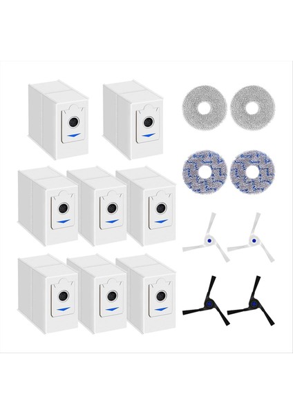 Ecovacs Deebot X2 Omnı /x2 Pro /x2 Vakum Süpürgeleri, Vakum Süpürge Torbaları, Mendiller, Yan Fırçalar (Yurt Dışından)