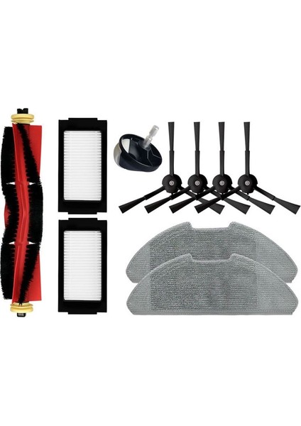 Xiaomi Mijia Robot Vakum-Mop Pro Mjsts1 / Mjsts 2 Pro Hepa Filtre Mop Kumaşları Tekerlek Parçası Vakum Süpürge Kiti (Yurt Dışından)