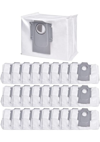 Roborock S8+ S8 Pro Ultra S7 Maxv Ultra S7 Pro Ultra Q7+ Q7 Max+ T8 Q5+ G10S G10S Pro Vakum Süpürge Torbaları (Yurt Dışından)