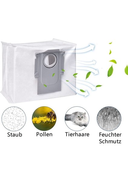 Roborock S8+ S8 Pro Ultra S7 Maxv Ultra S7 Pro Ultra Q7+ Q7 Max+ T8 Q5+ G10S G10S Pro Vakum Süpürge Torbaları (Yurt Dışından) fiyatları